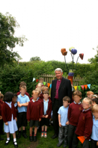 Bishop Tim at Gilmorton CofE primary school.